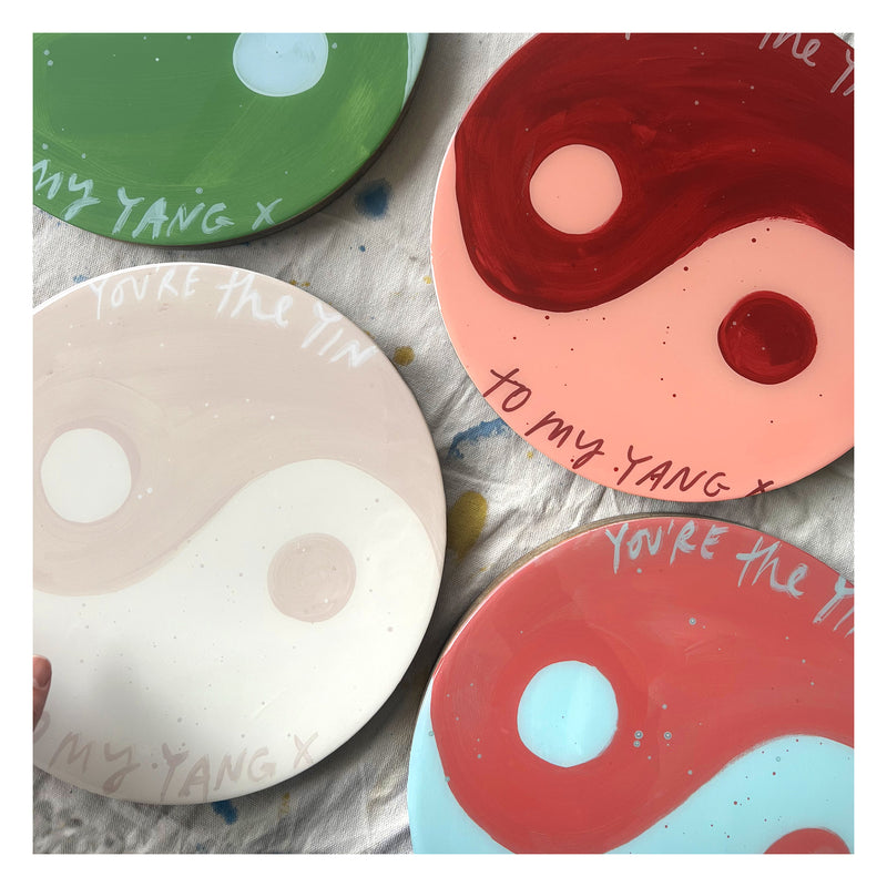 YIN YANG CIRCLE (Red & pink)