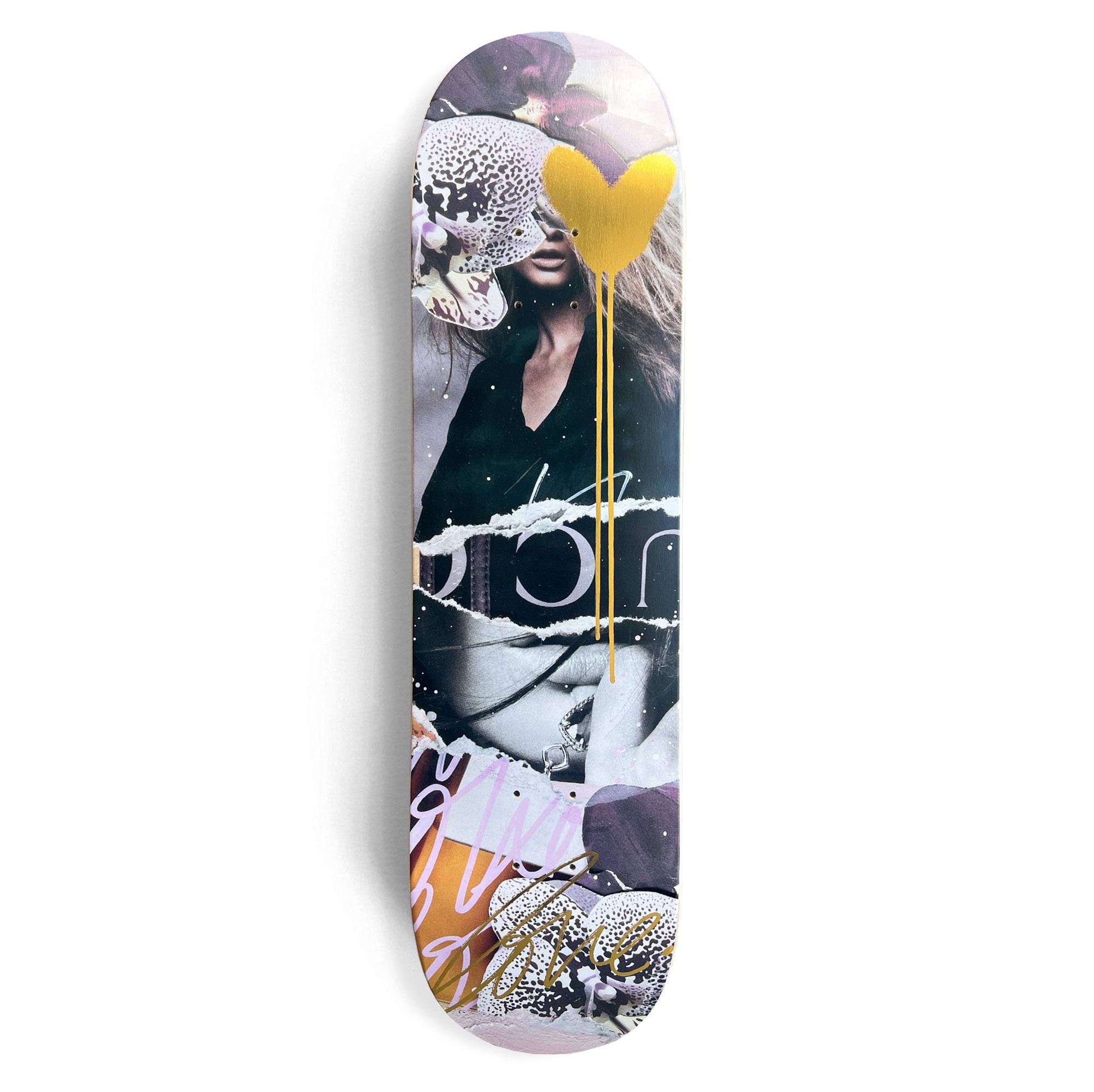 YOUR LOVE IS GOLDEN SKATEBOARD