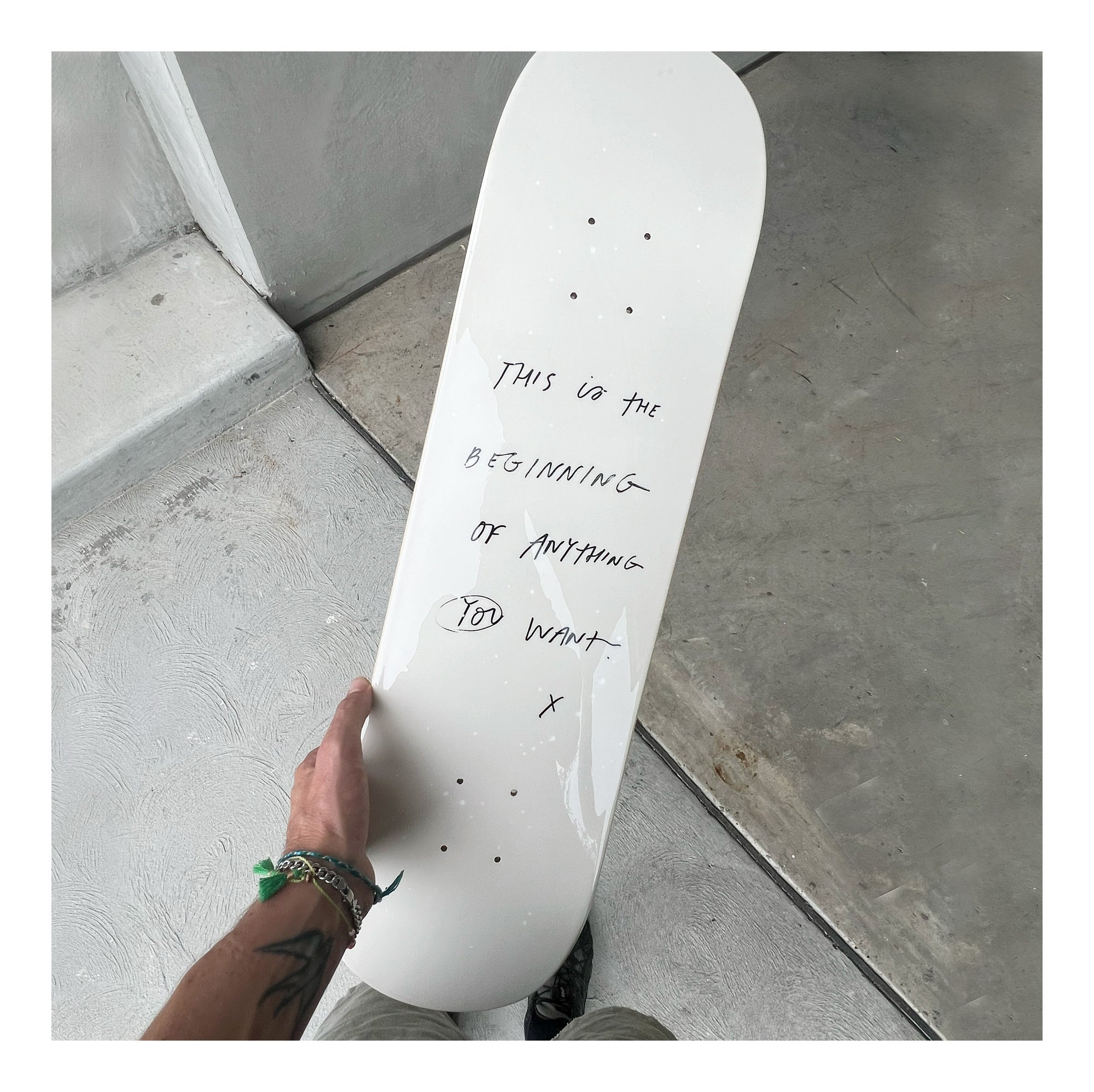 THE BEGINNING Skateboard